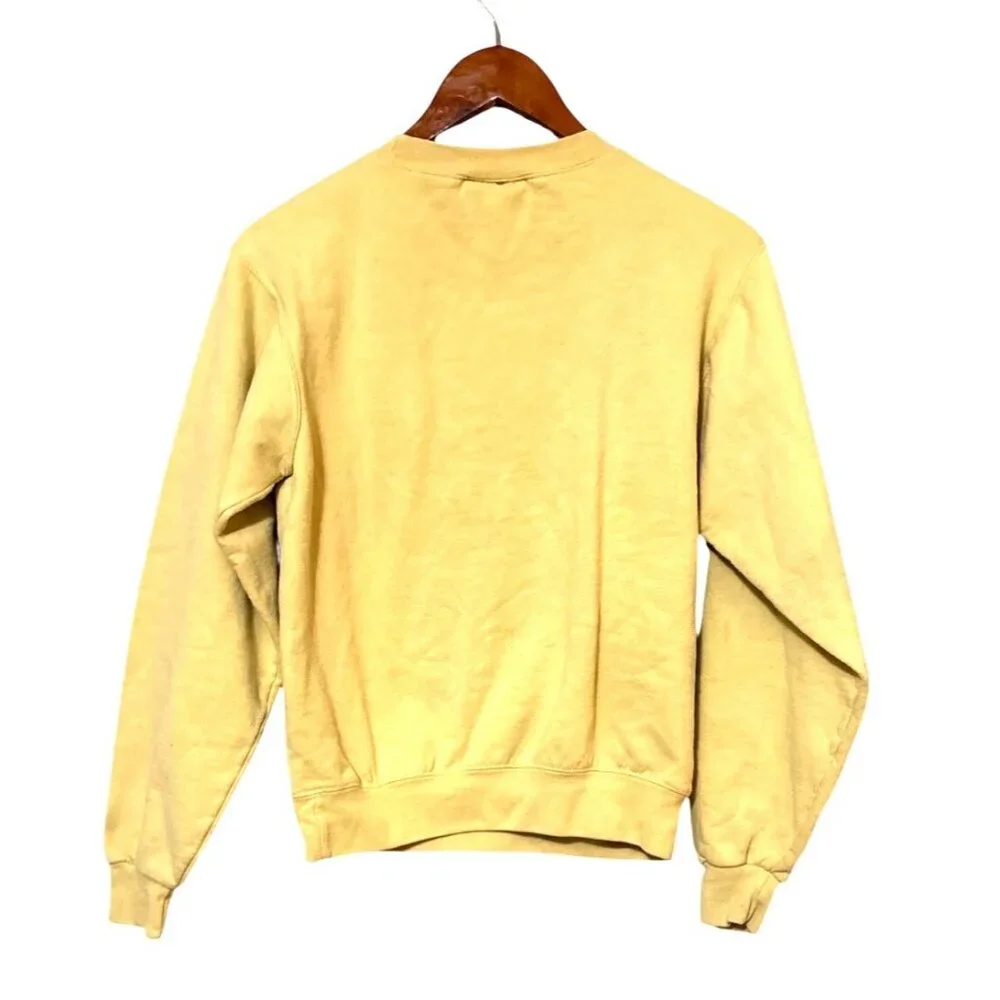 Vintage Champion Vanderbilt University Crewneck Sweatshirt Xs Yellow Collegiate - Picture 3 of 6